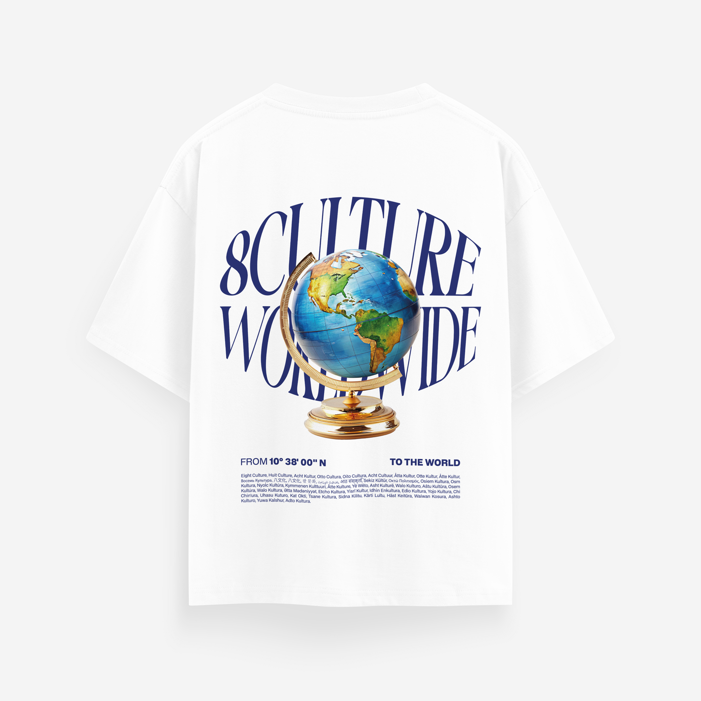 WORLDWIDE 8C TEE WHITE